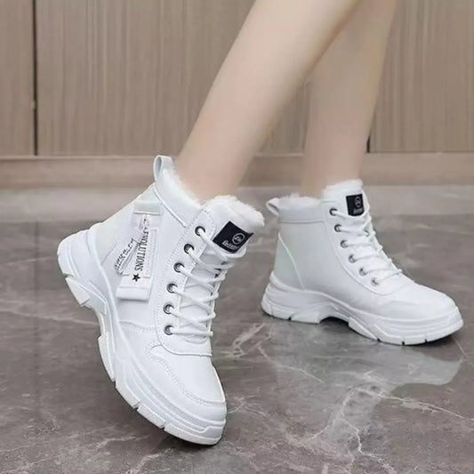 Lace Up Warm Ankle Boots.